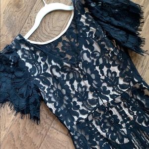 Lulus black lace dress